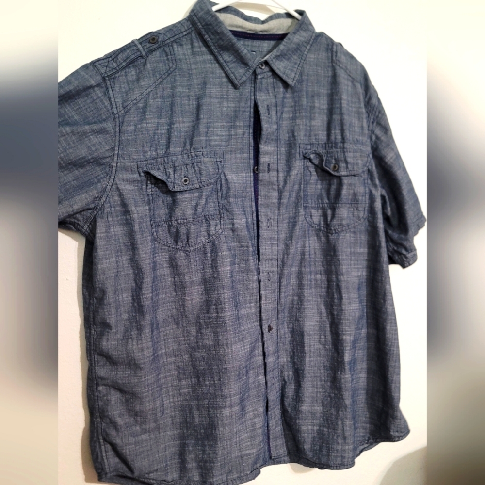 Casual Denim Colored Shirt